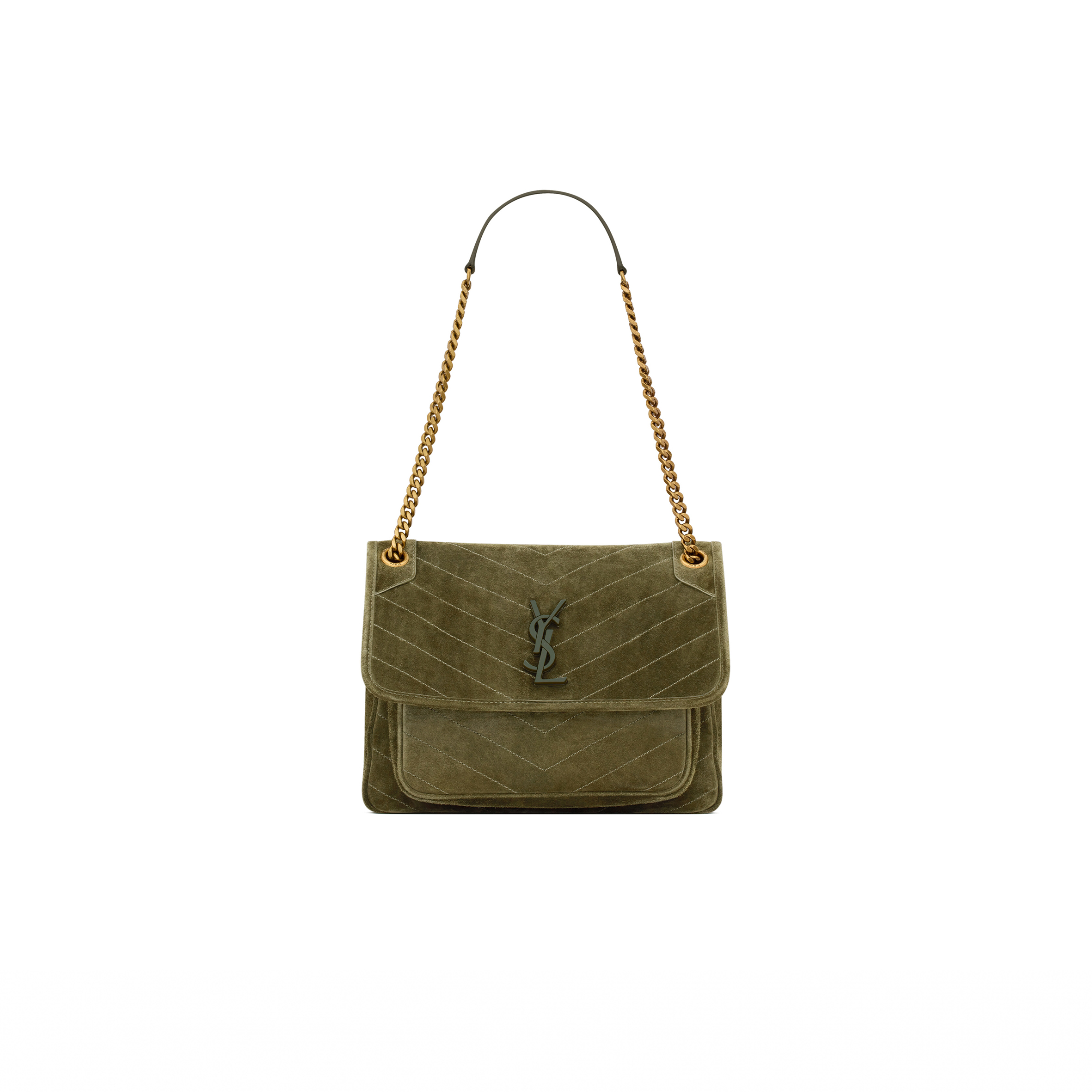 YSL NIKI MEDIUM IN SUEDE 6331581U8273206 (28*20*8.5cm)